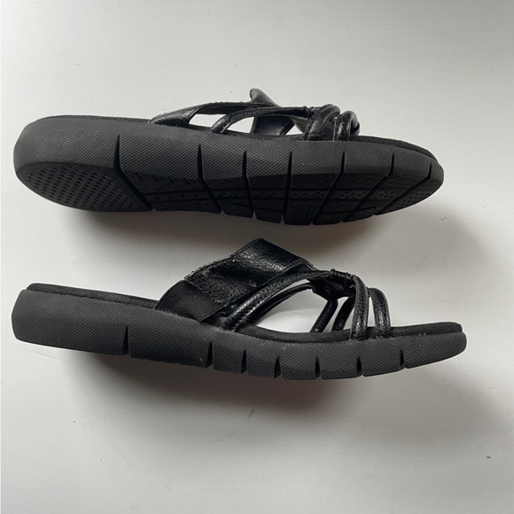 Aerosloes black sandals Sz 8 - Picture 5 of 5